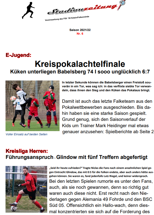 Stadionzeitung Nr. 6 (Saison 2021/22)